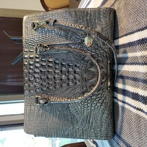 BRAHMIN MELBOURNE COLLECTION FINLEY, STEEL Handbag